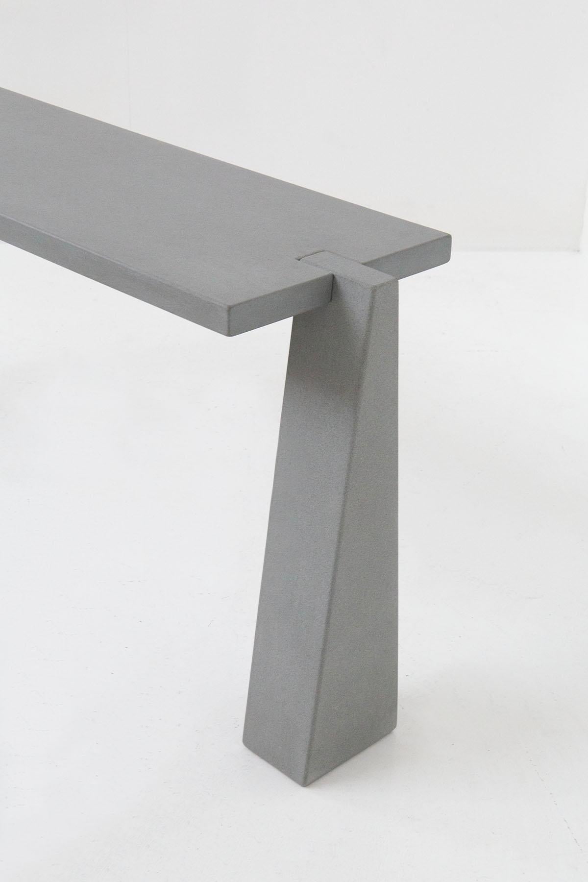 Italian Console Serena Stone Table Design Angelo Mangiarotti