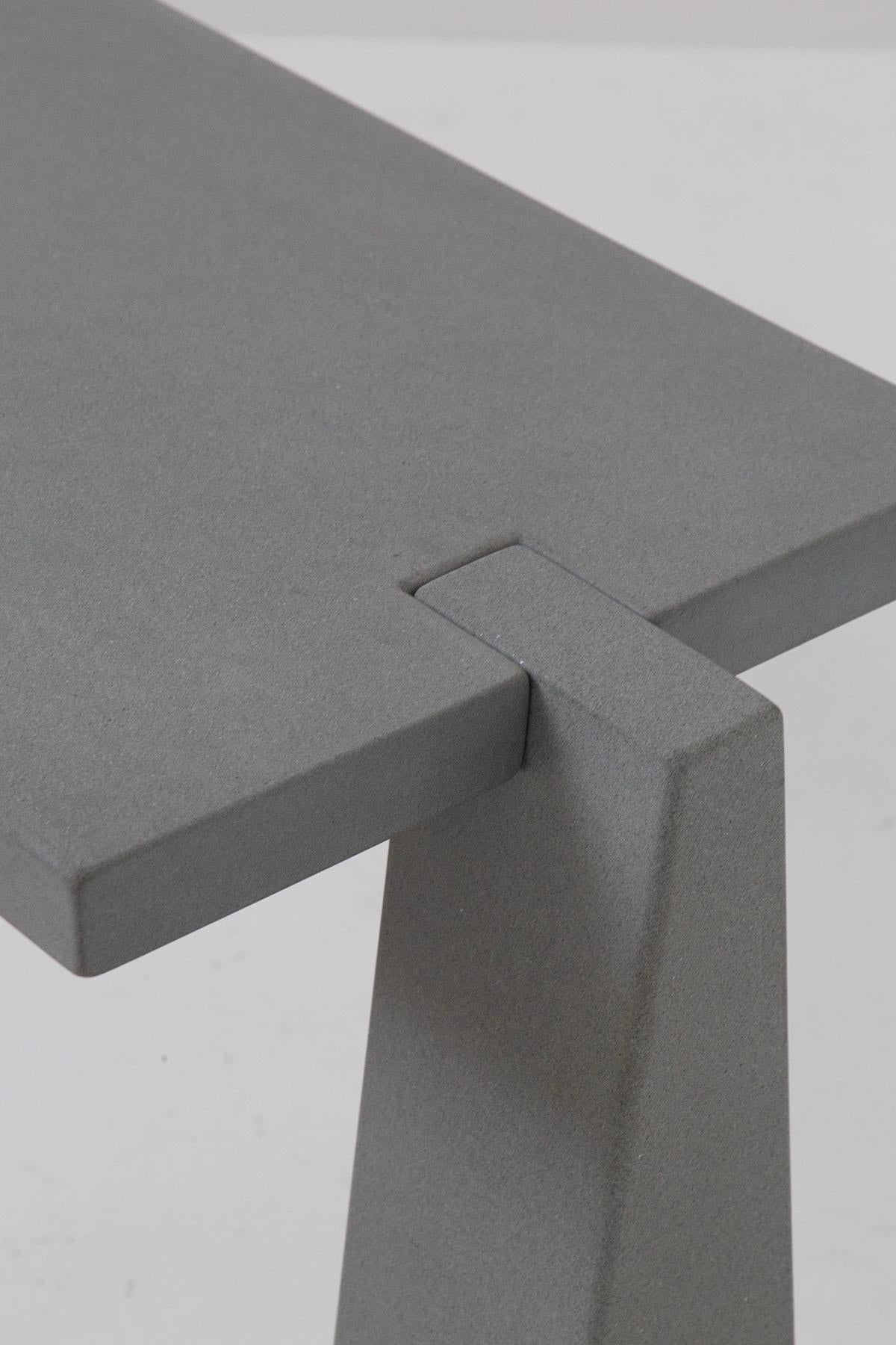Console Serena Stone Table Design Angelo Mangiarotti In Good Condition In Milano, IT