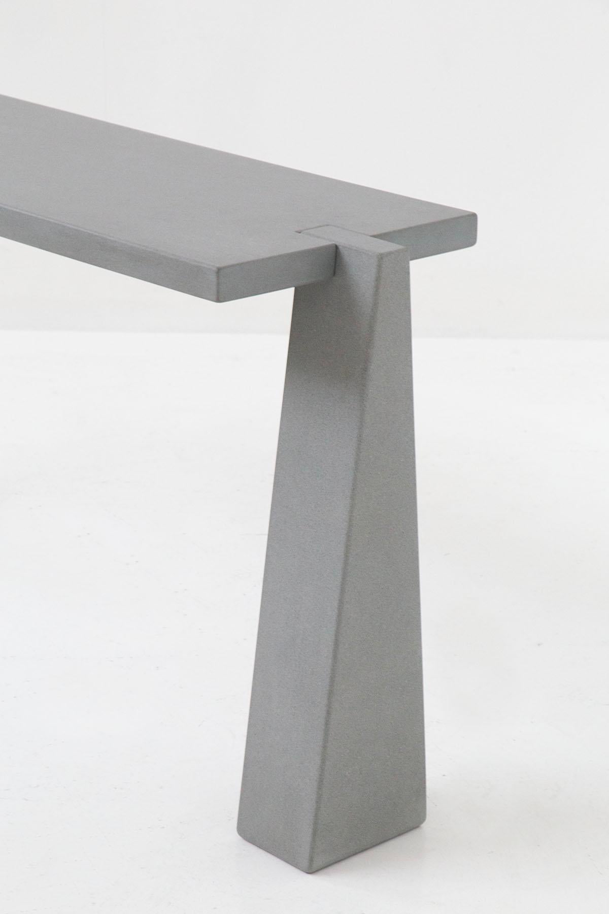 Console Serena Stone Table Design Angelo Mangiarotti 2