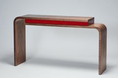 Console, SOA by Reda Amalou Design, 2021, Lacquered Drawers, Walnut, 140 cm