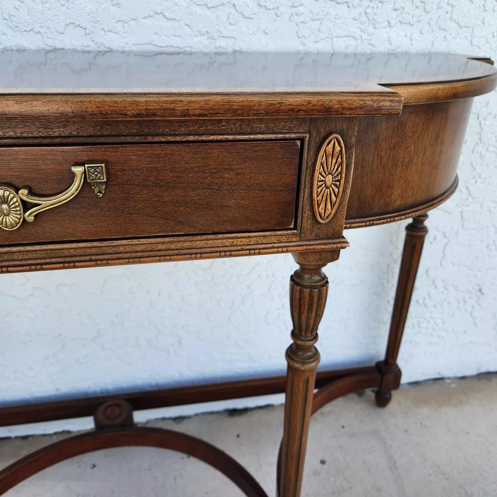 Mahogany Console Sofa Server Table American Masterpiece Collection by Hickory White