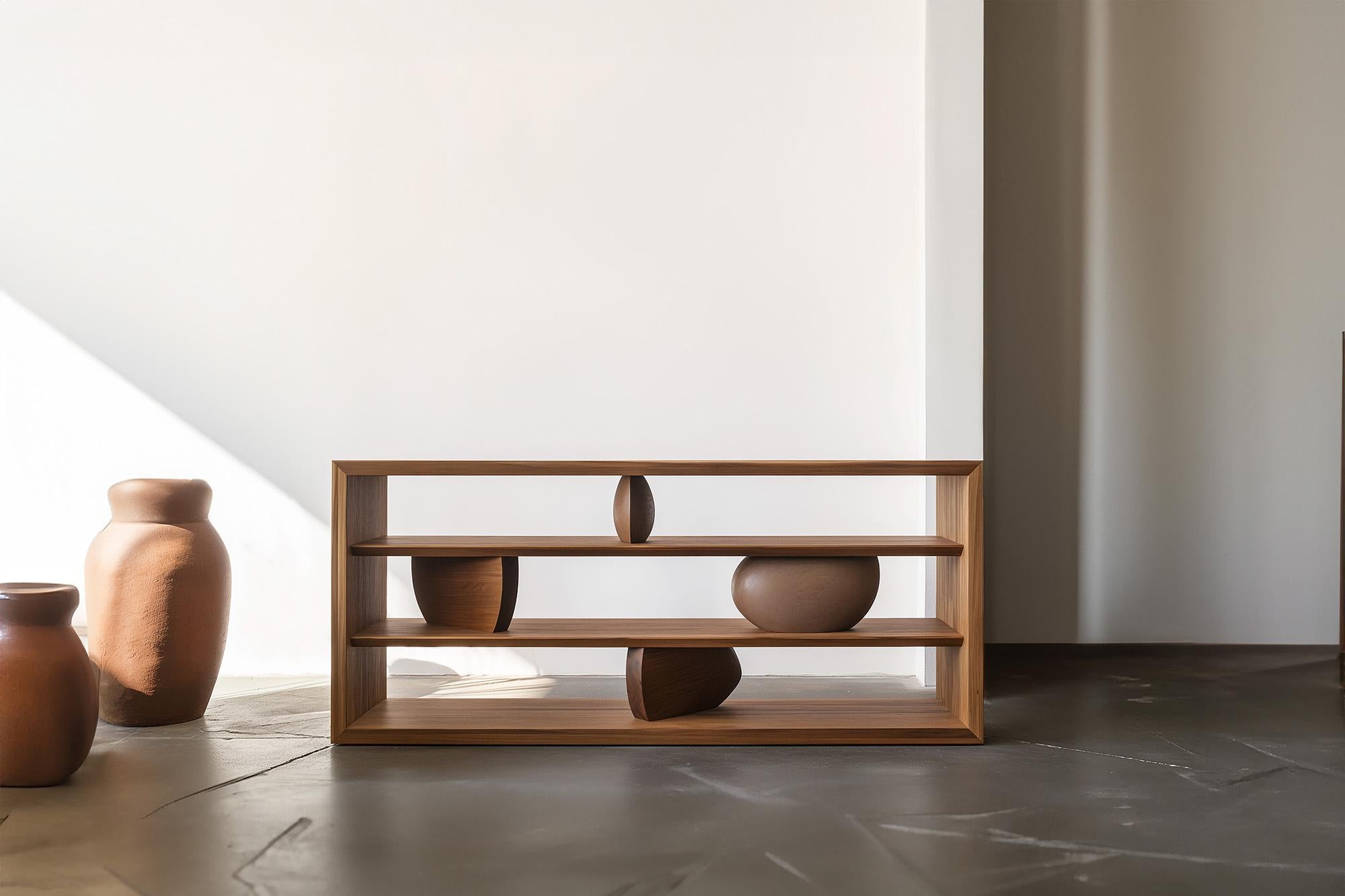 Mid-Century Modern Console Table 10, Modern Design, Sculptural Elements, Sereno by Joel Escalona For Sale