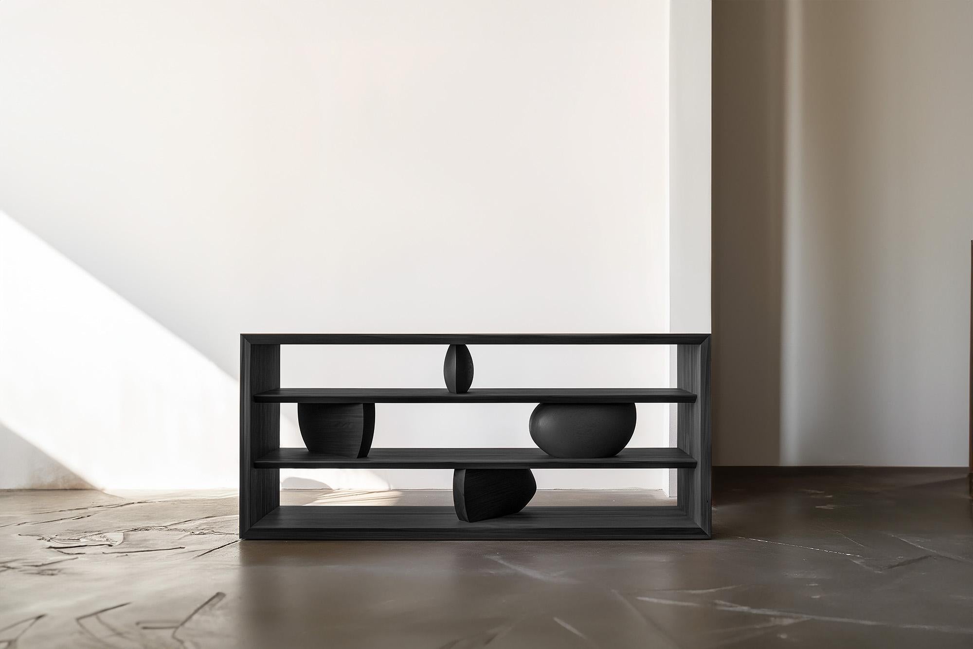 Contemporary Console Table 10, Modern Design, Sculptural Elements, Sereno by Joel Escalona For Sale