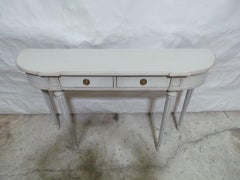 Table console à 2 tiroirs de style gustavien suédois