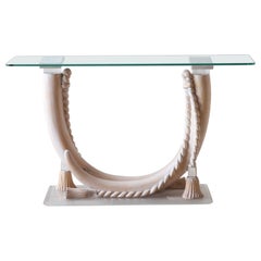 Console table attributed to Sergio Longoni, ca. 1980, Italy