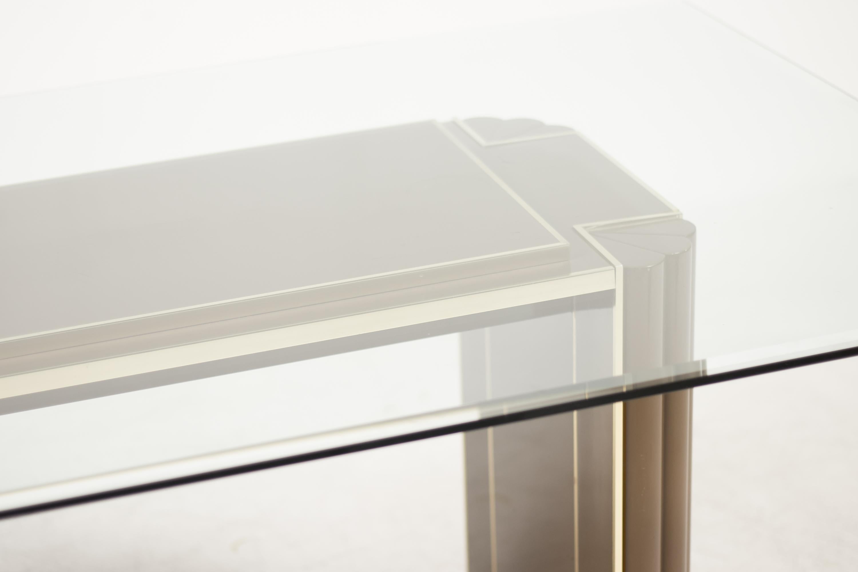 Lacquered Console Table by Alain Delon for Maison Jansen