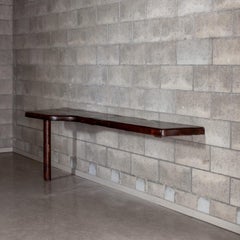 Console table by Charlotte Perriand, Africa, 1950s, simple form table, wabi-sabi