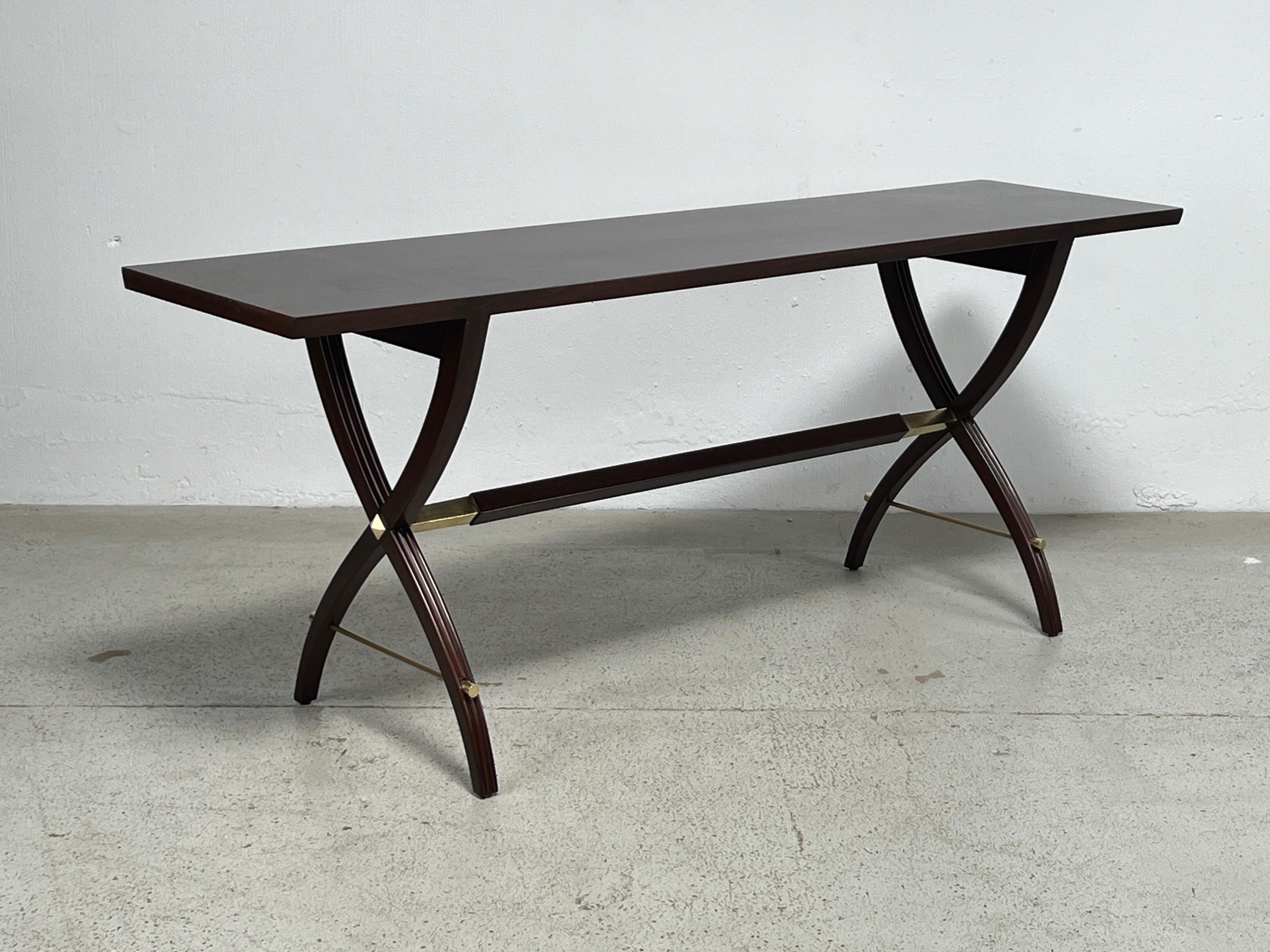 Mesa consola de Edward Wormley para Dunbar en venta 10