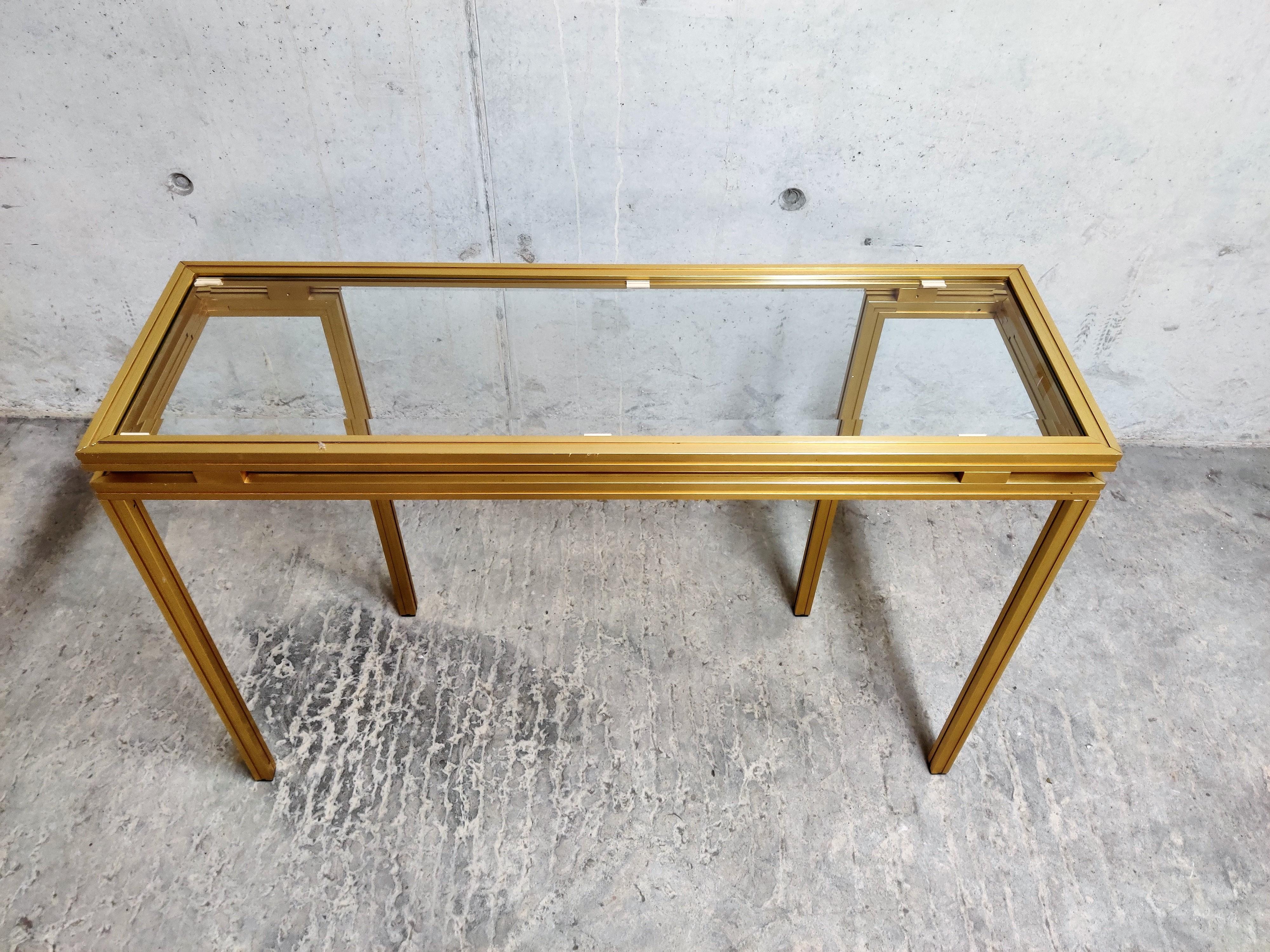 Console table by Pierre Vandel, 1980s In Excellent Condition In HEVERLEE, BE