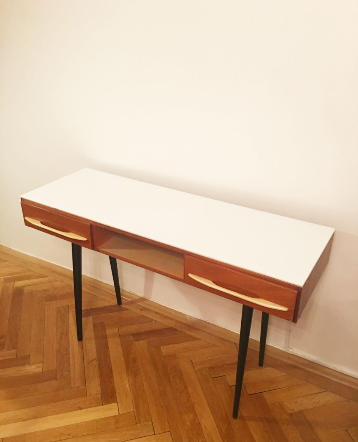 Mid-Century Modern Console Table by Mojmir Pozar for Up Zavody, 1960s For Sale