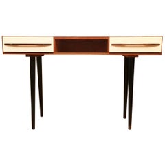 Console Table by Mojmir Pozar for UP Zavody, White