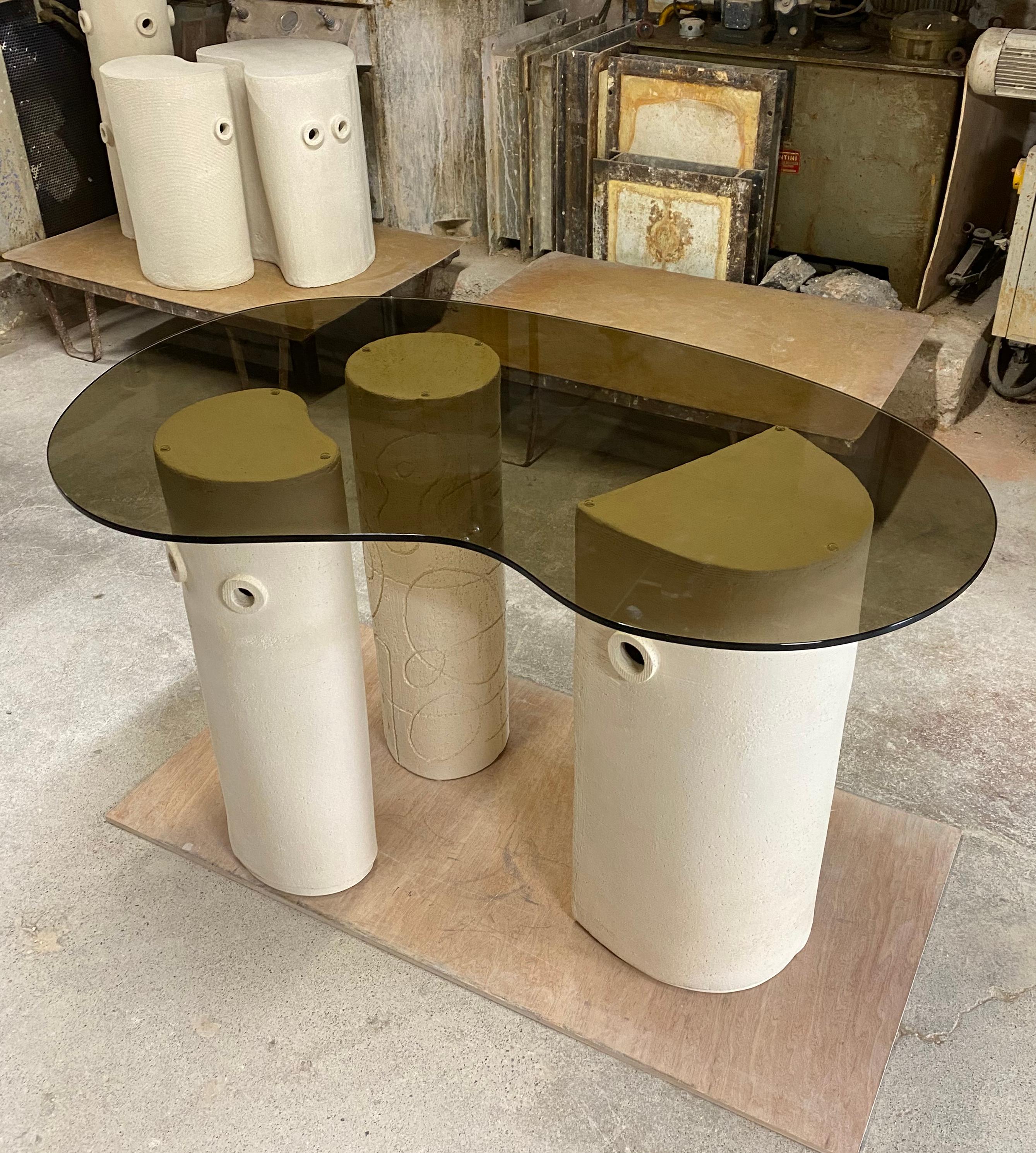 Post-Modern Console Table by Olivia Cognet For Sale