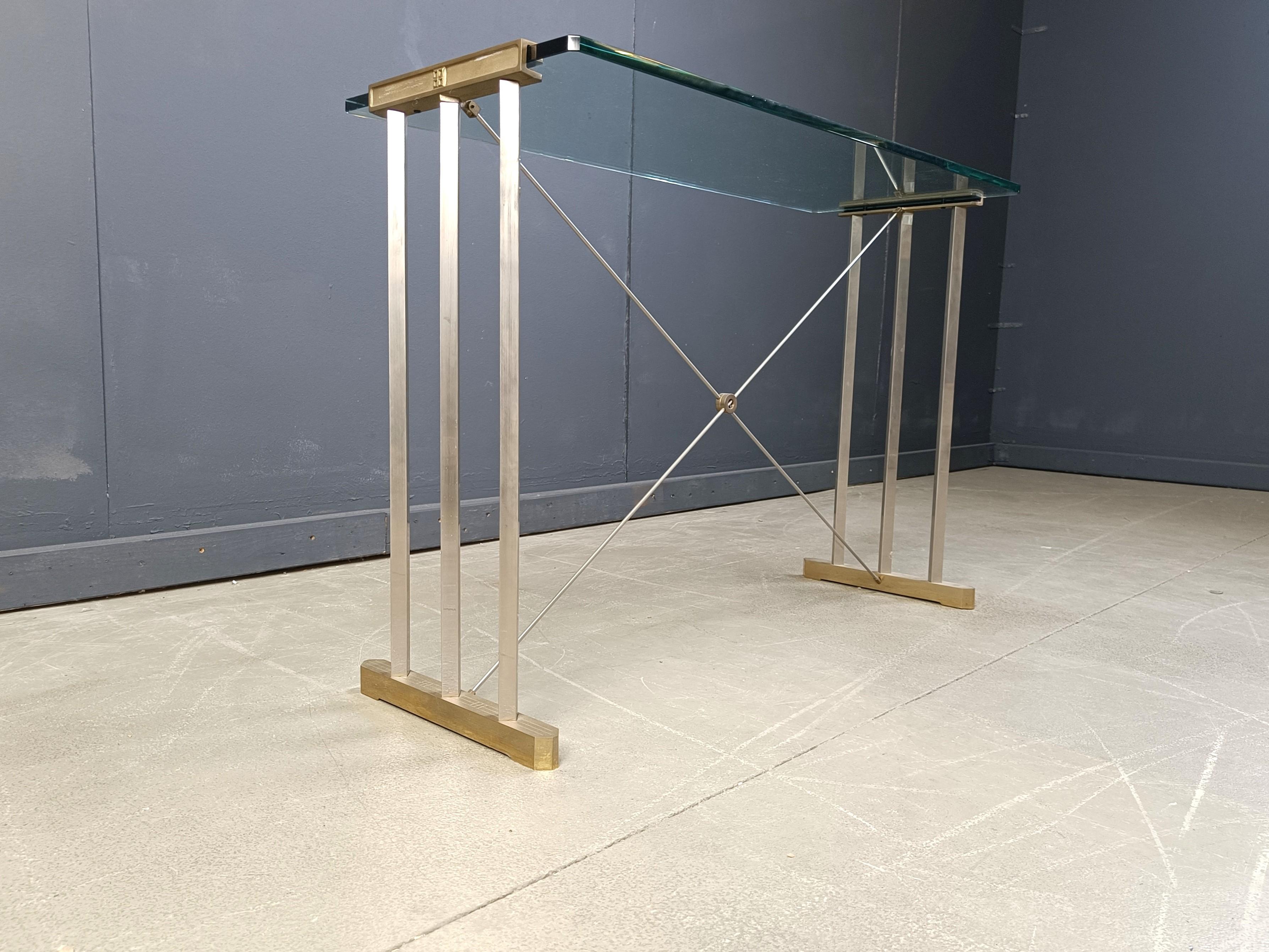 Hollywood Regency Console table by Peter Ghyczy, 1970s en vente