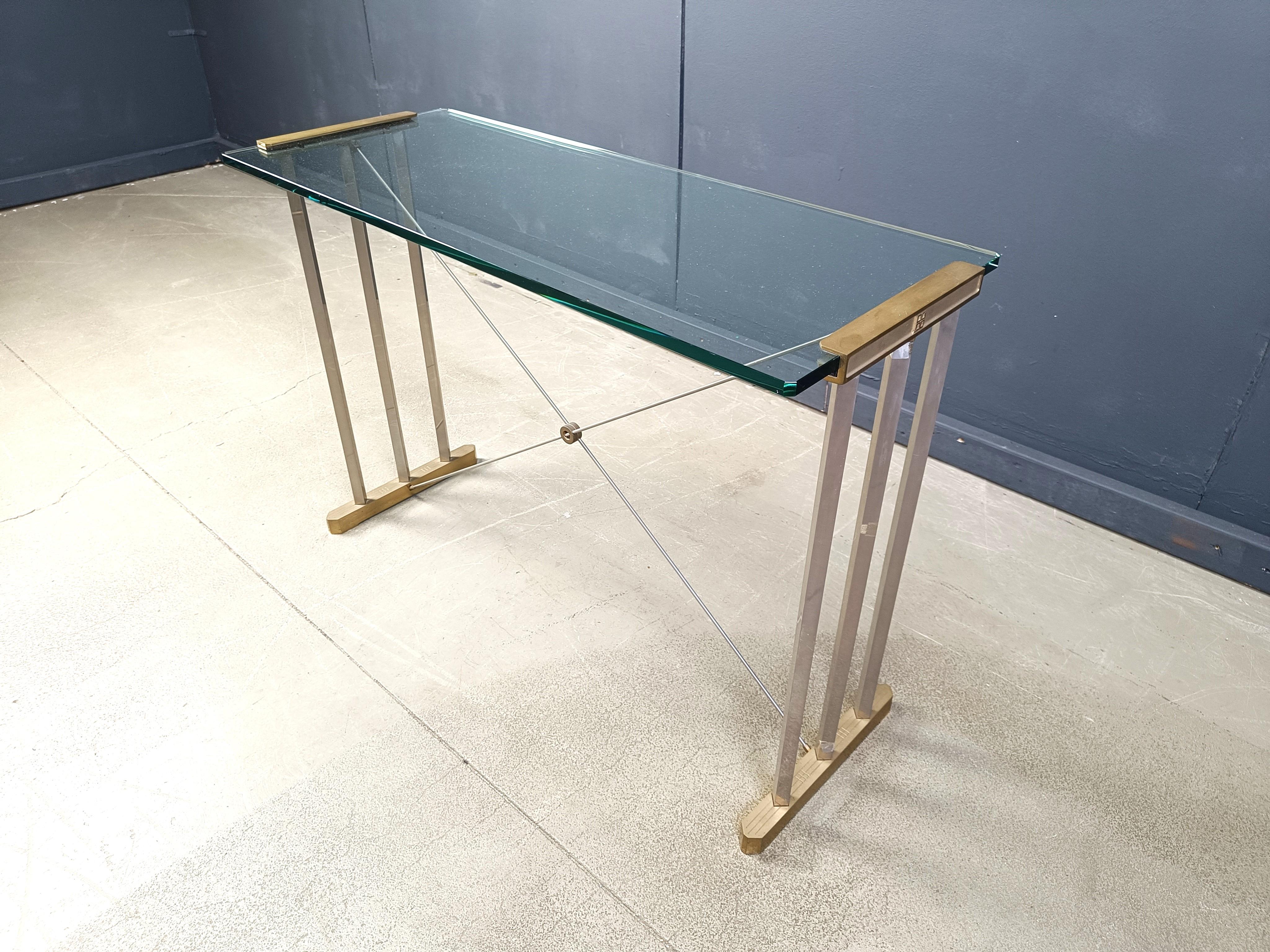 Néerlandais Console table by Peter Ghyczy, 1970s en vente