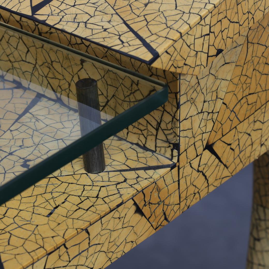 Verre Table console par R&Y Augousti, années 1990 en vente