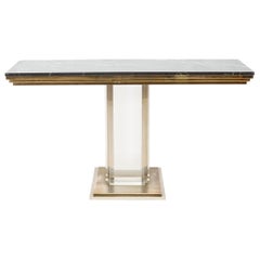 Console Table by Willy Rizzo, Belgium, 1980s