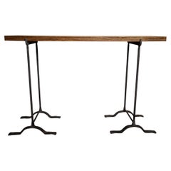 Bespoke console trestle table by Toad Gallery London - hand crafted and scalable