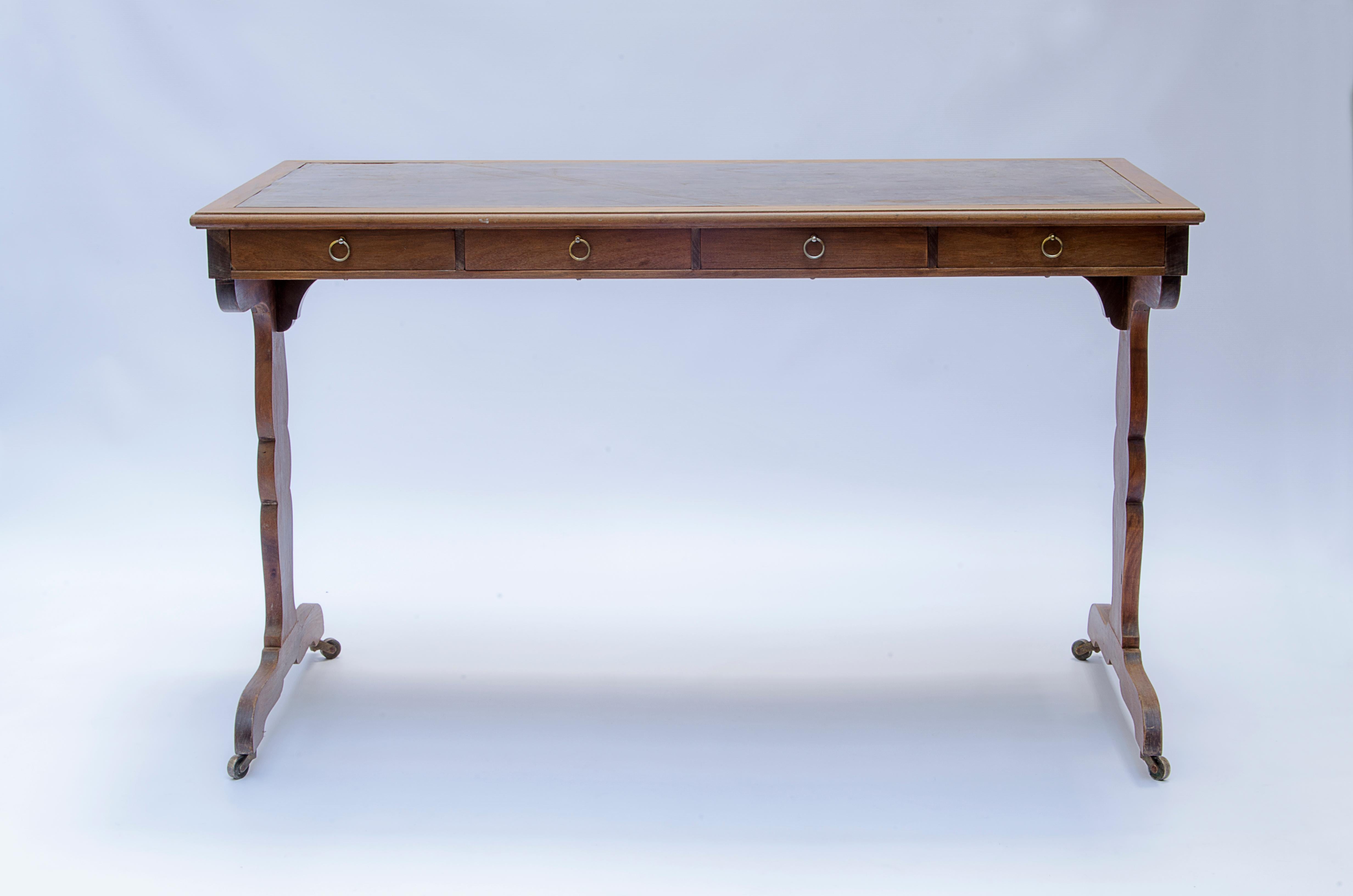 Art Deco Console table designed by Jean-Michel Frank made by Casa COMTE For Sale