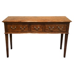 Console Table, Dresser Base Oak Semi Rustic.