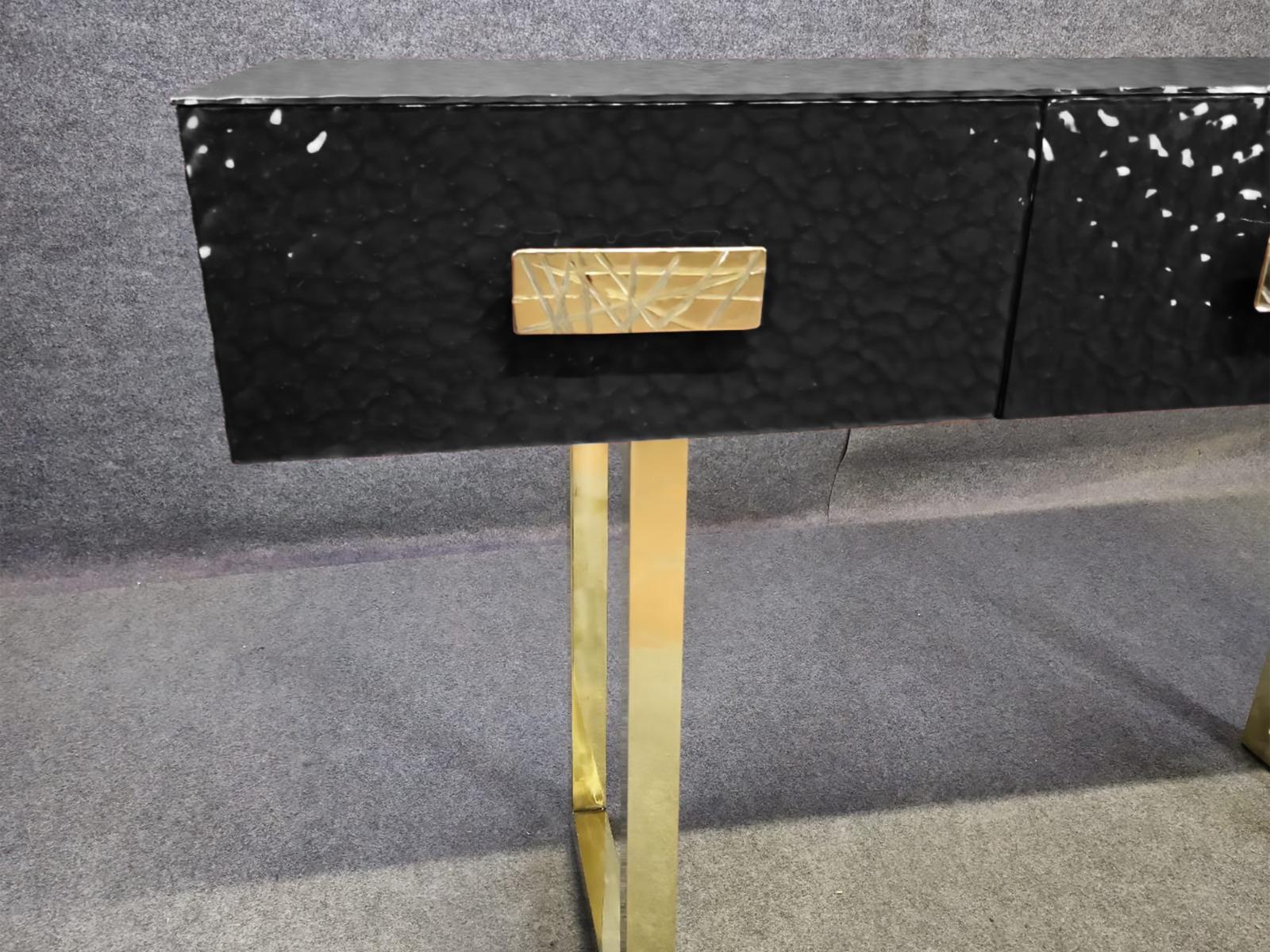 Console table for dressing table or entrance with Murano  Justfurnituress Design in vendita 4