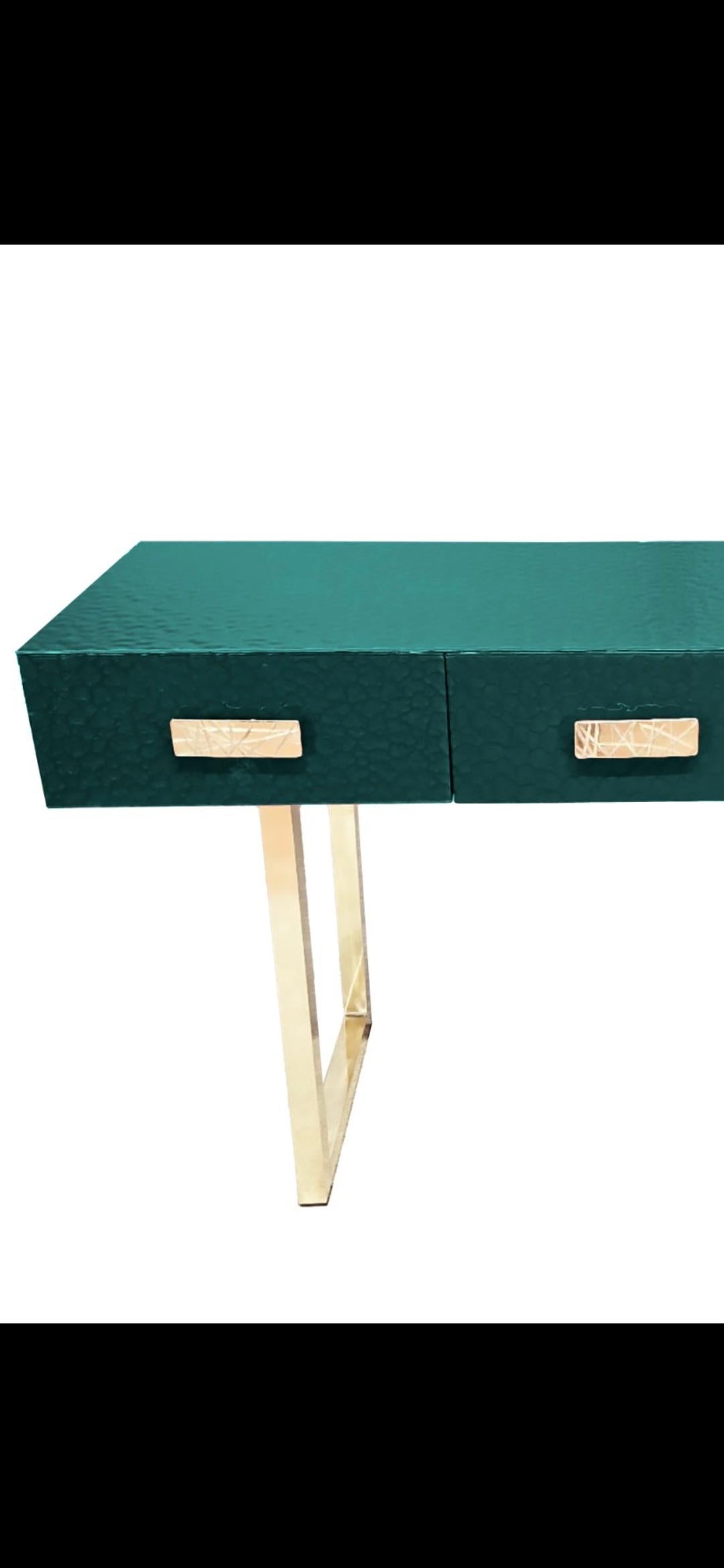 Console table for dressing table or entrance with Murano Justfurnituress Design In condizioni Nuovo in vendita a Guazzora, IT