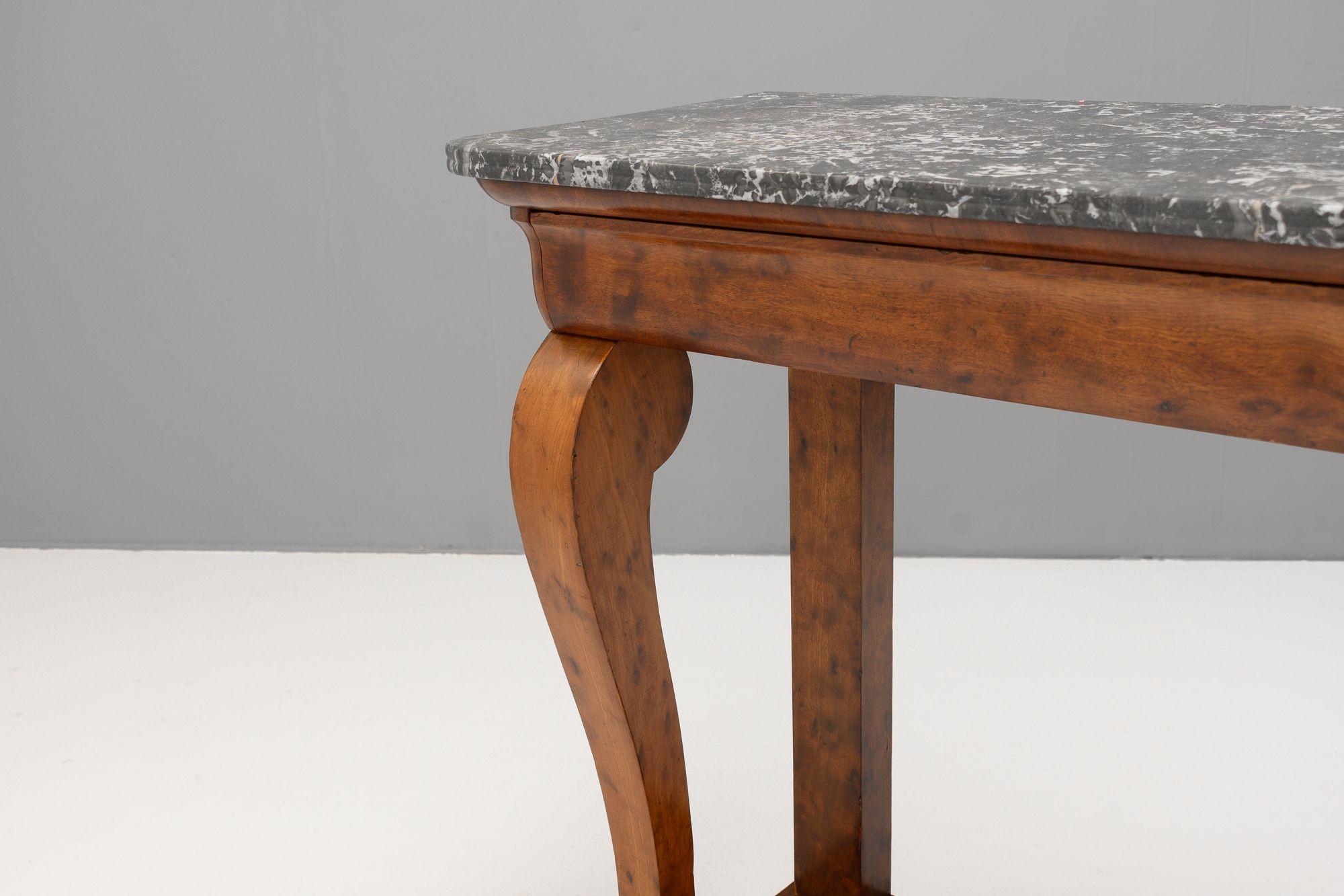 Marble Console Table For Sale