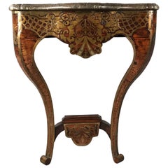 Console Table, France circa 1760, Style of Andre Charles Boulle