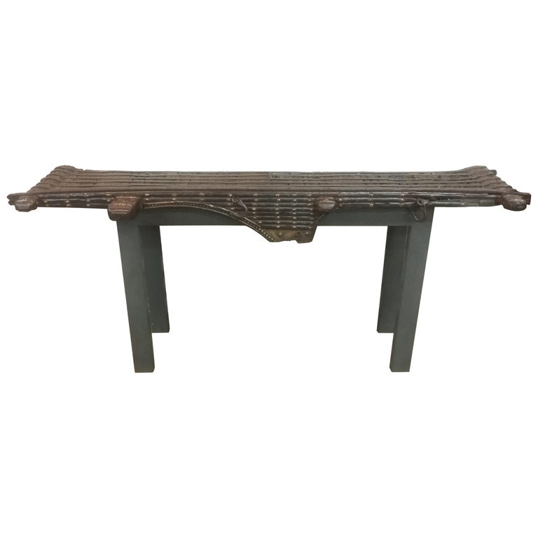 Console Table Repurposed From Vintage Camel Cart For At 1stdibs - Camel Cart Coffee Table Console Table Repurposed From Vintage Camel Cart For At 1stdibs - Camel Cart Coffee Table