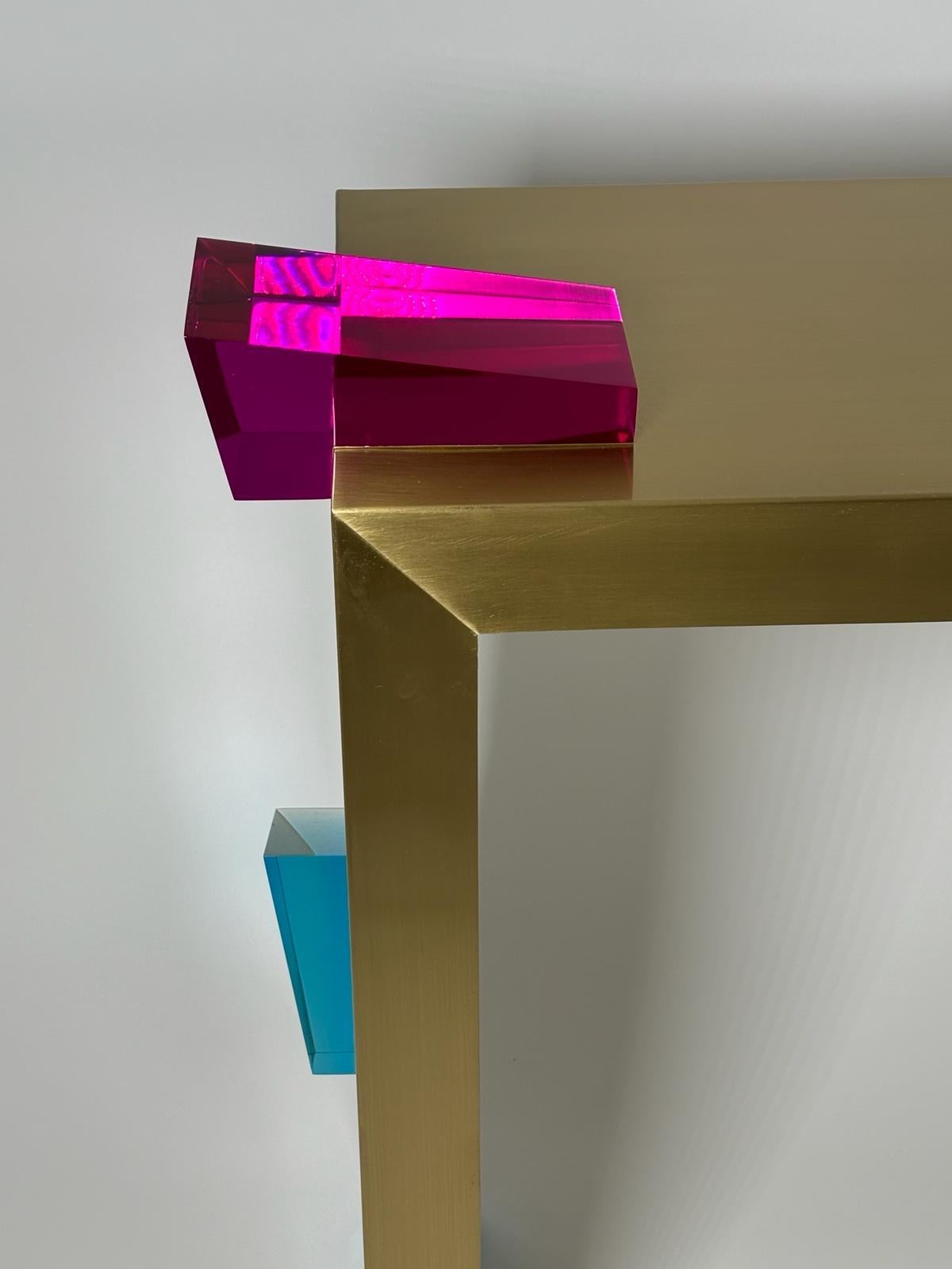 Contemporary Console Table Future Pyrite Model by Studio Superego, Italy For Sale