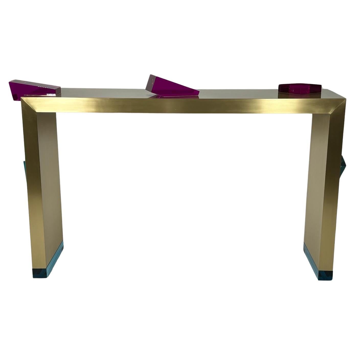 Console Table Future Pyrite Model by Studio Superego, Italy