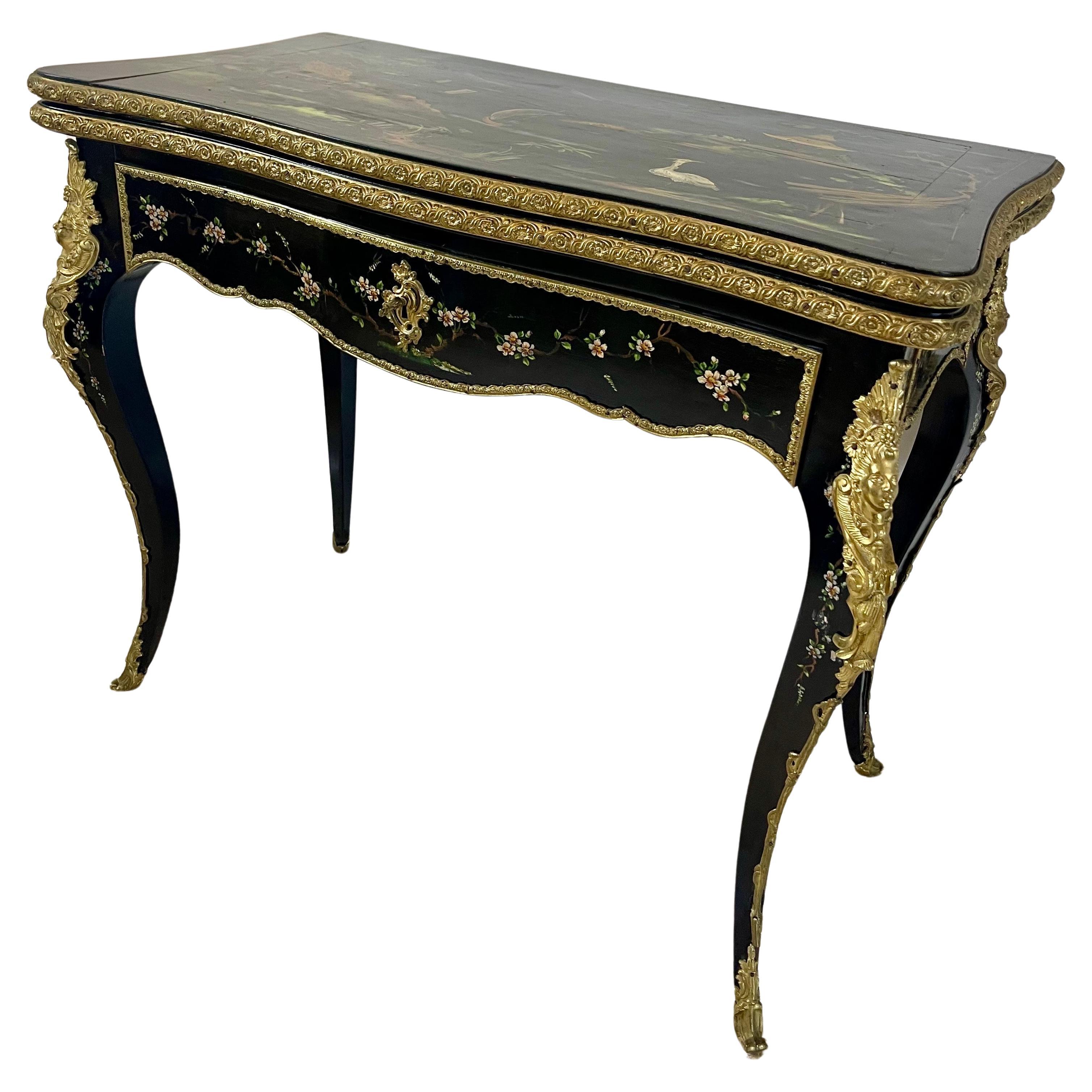 Console Table Game 19th French Napoleon III For Sale 5