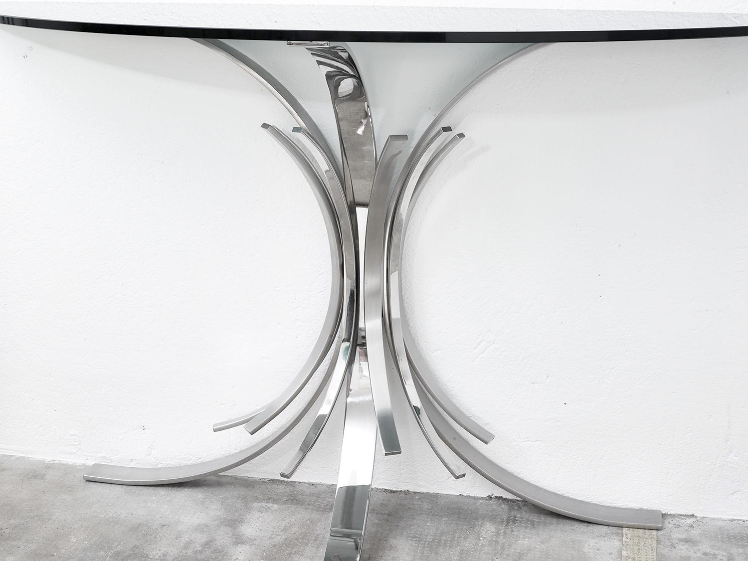 Modern  French design stainless steel console 