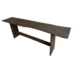 Console Table in 18th C Oak Wood