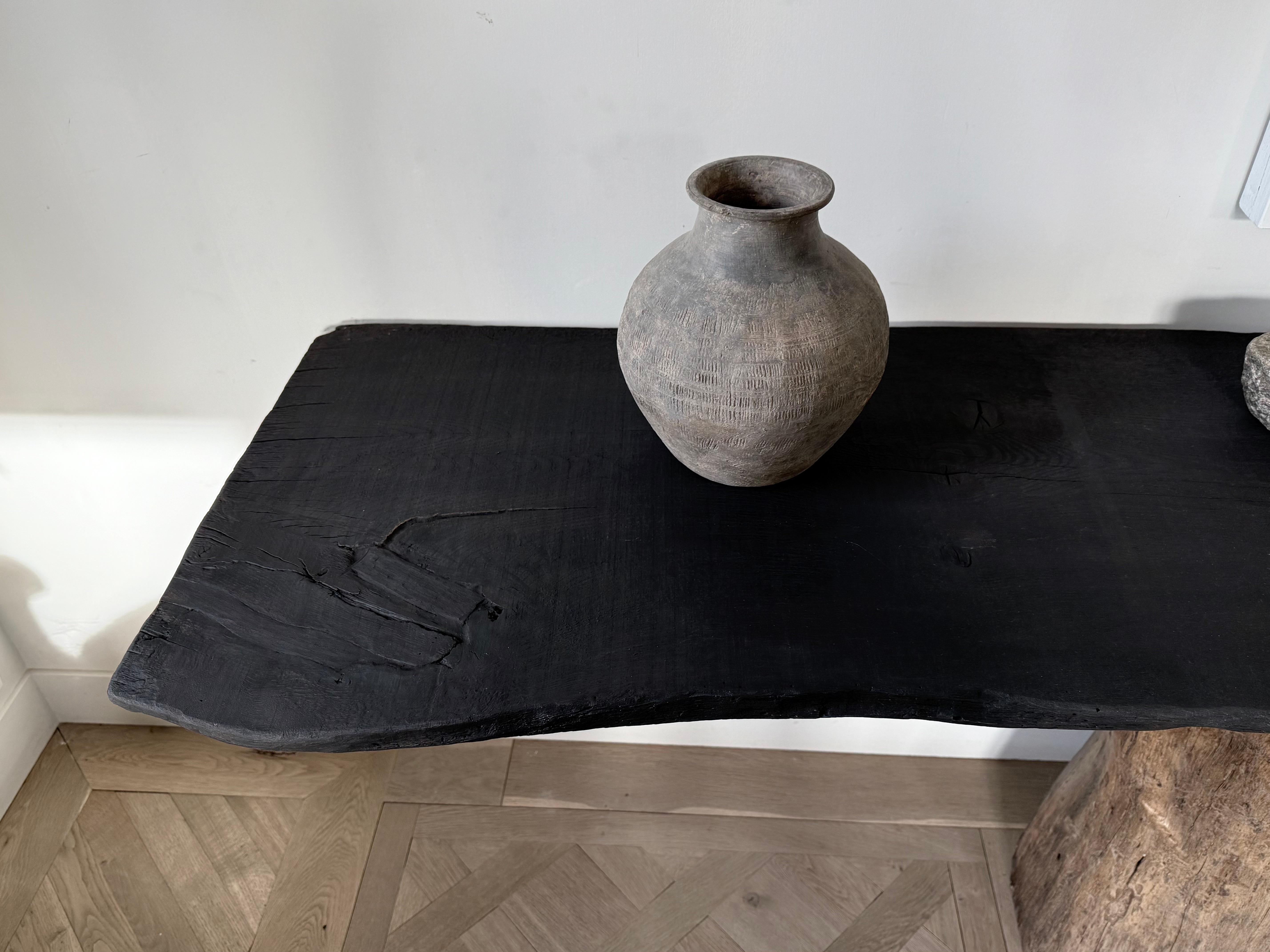 Console Table in Antique Oak For Sale 2