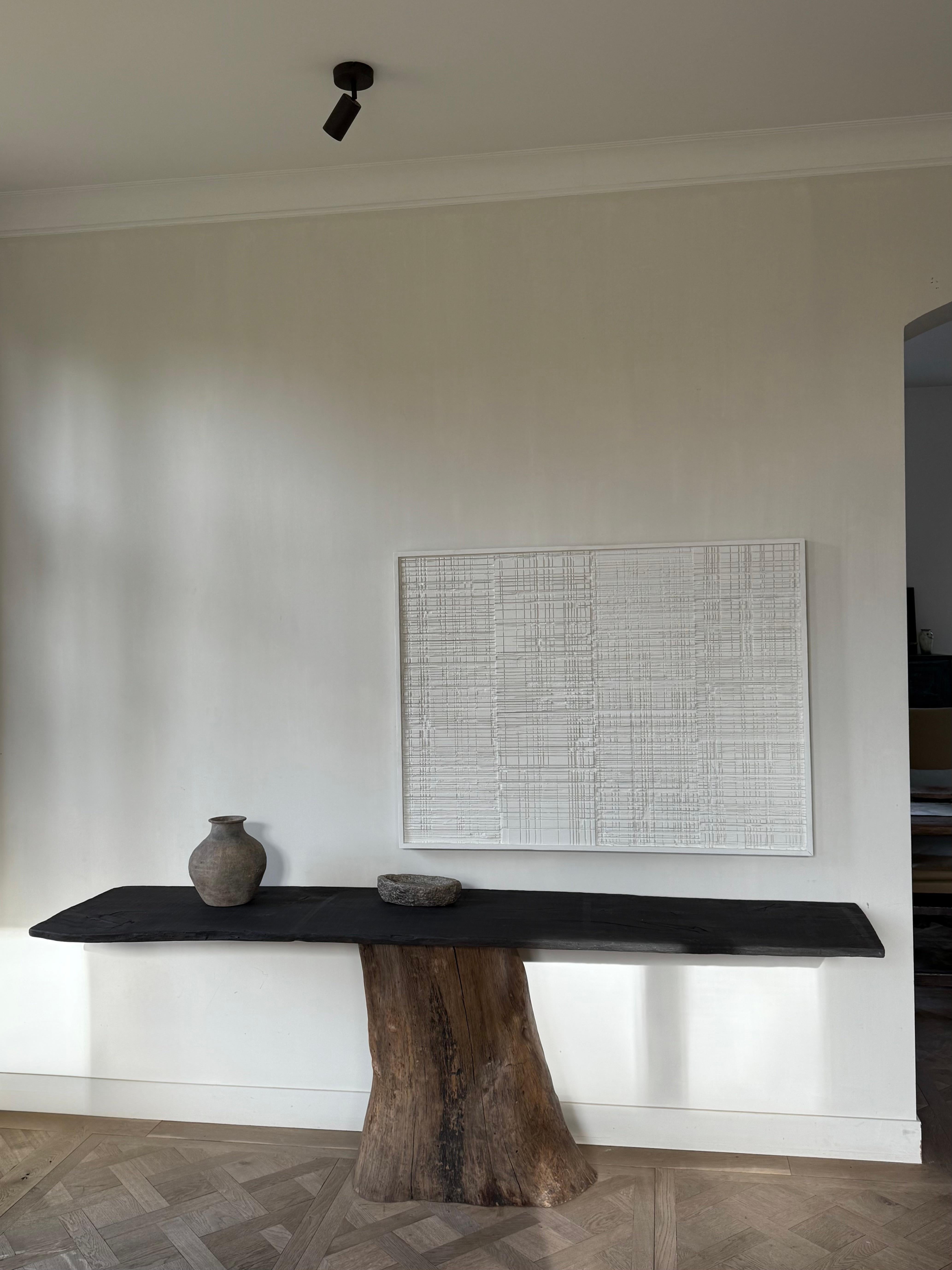 Console Table in Antique Oak For Sale 3