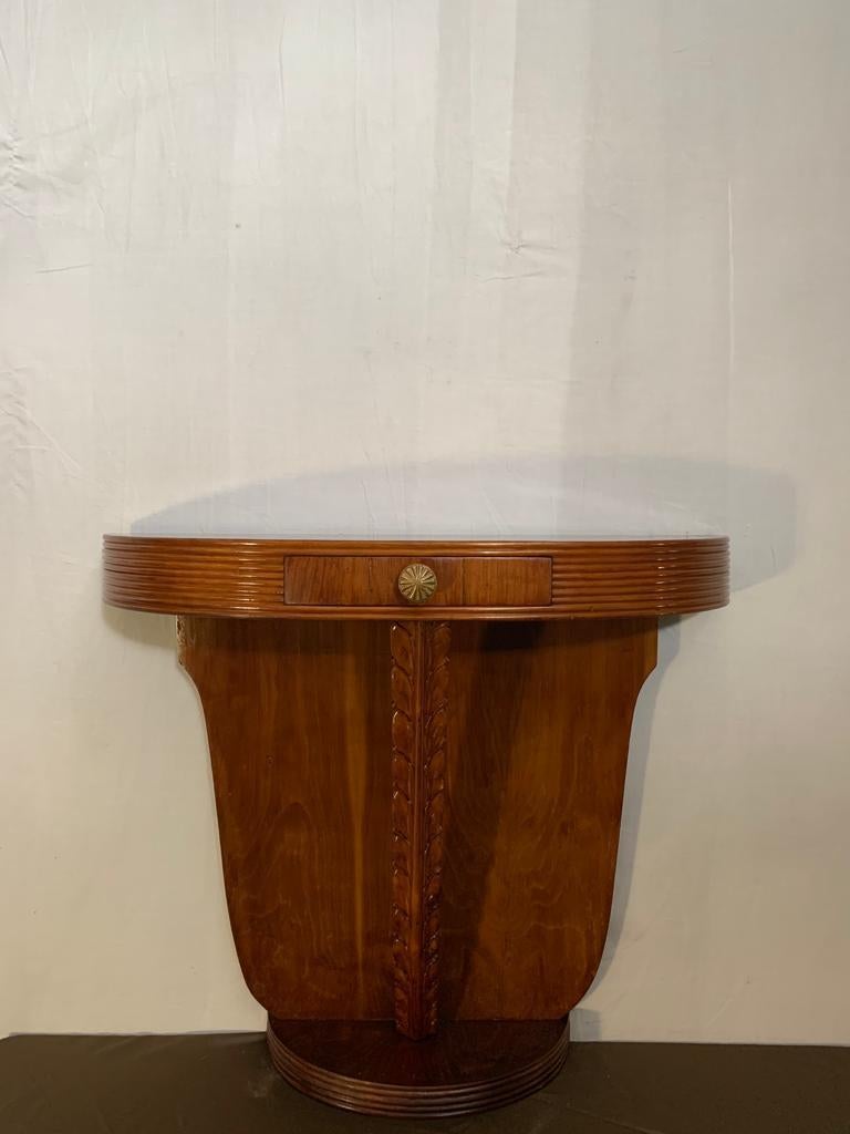 Console Table in Cherry & Walnut by Paolo Buffa, 1930s 4