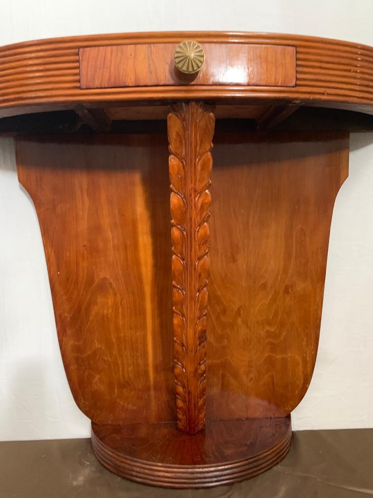 Console Table in Cherry & Walnut by Paolo Buffa, 1930s 3