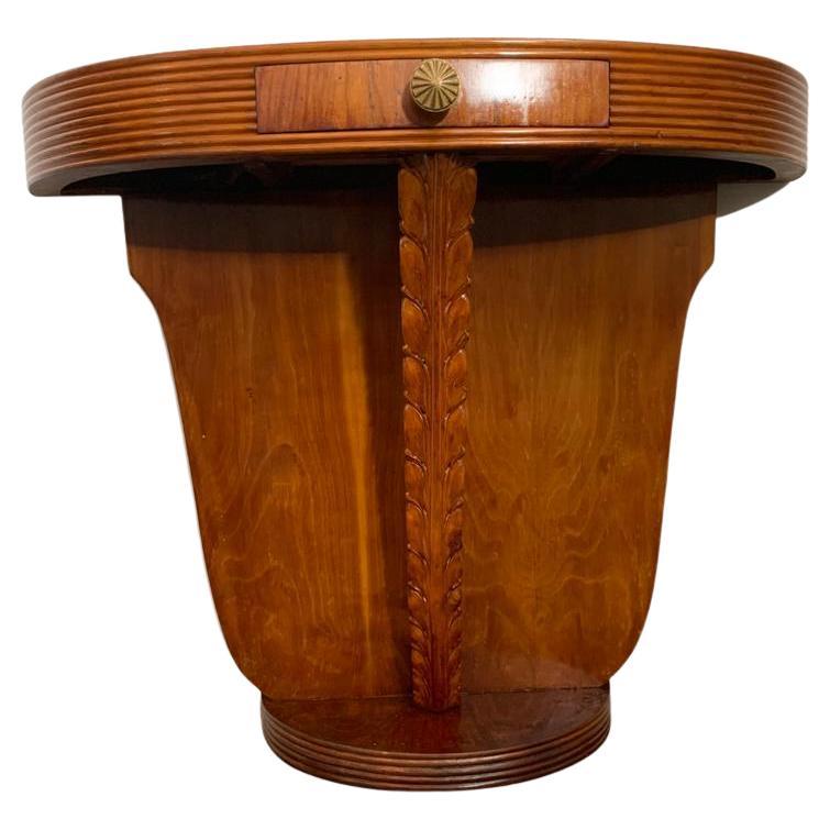 Console Table in Cherry & Walnut by Paolo Buffa, 1930s