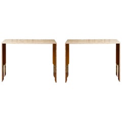 Console Table in Rose Onyx, by Studio Glustin