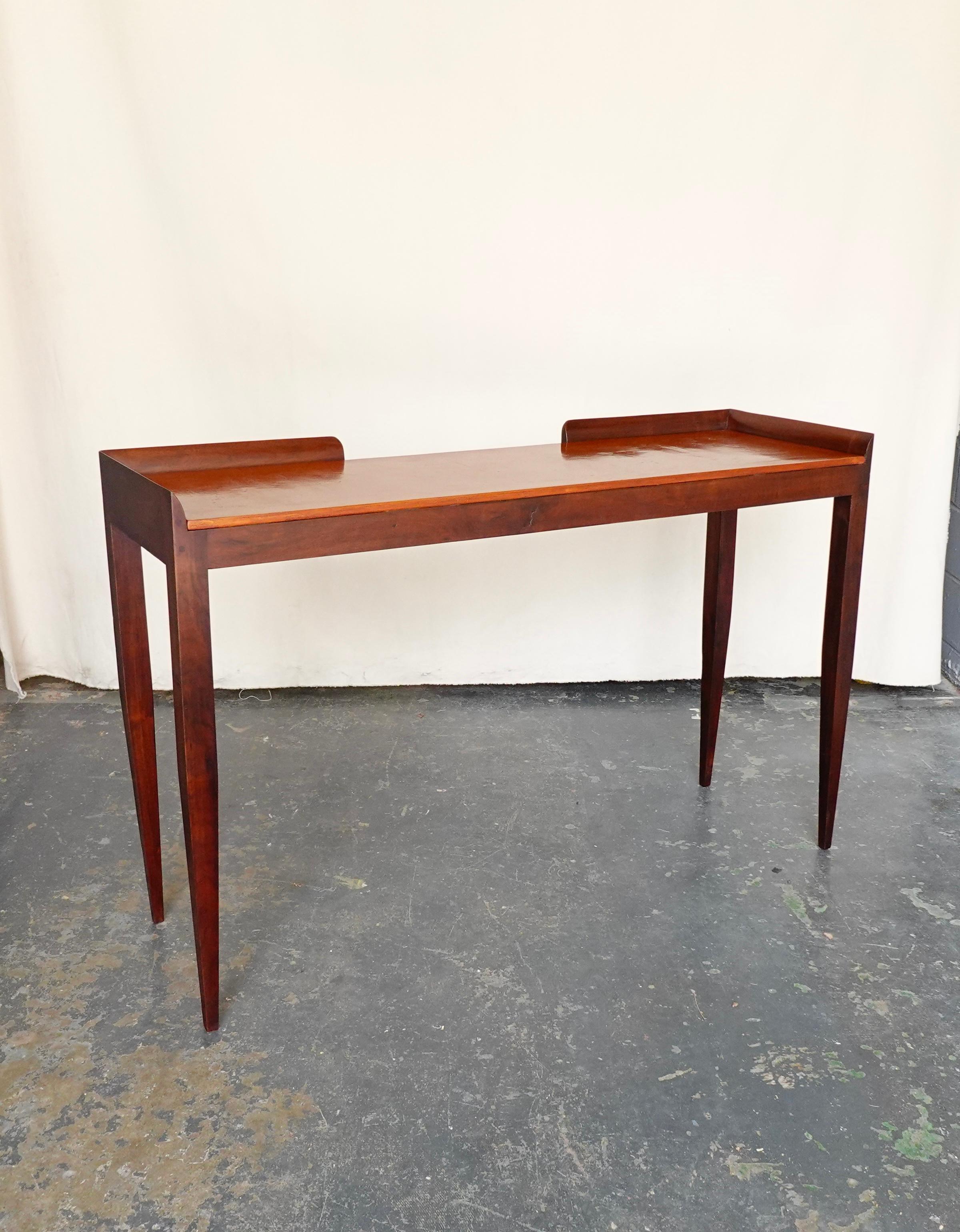 Mid-20th Century Console Table in the Style of Gio Ponti, 1960s For Sale