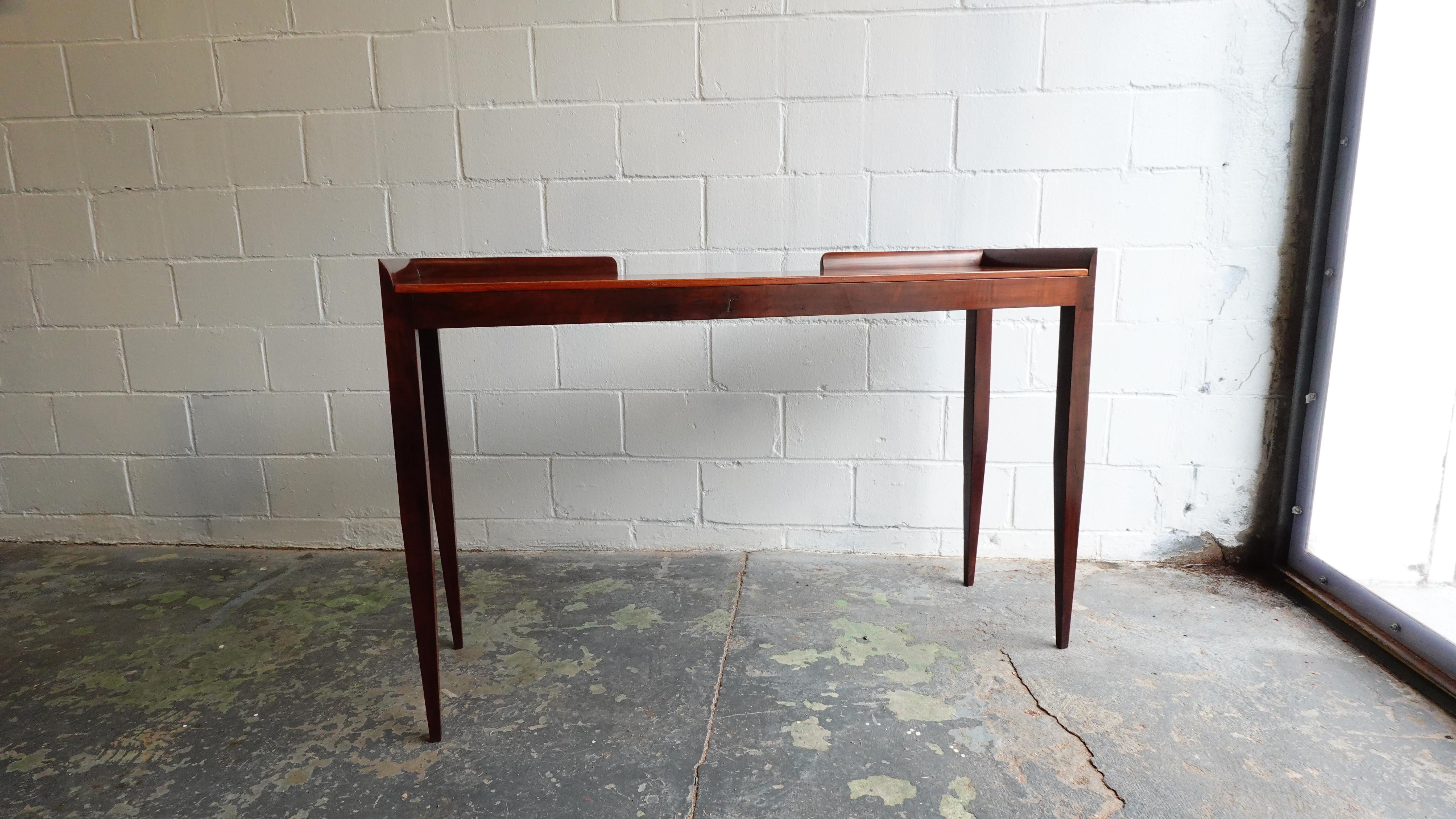 Abalone Console Table in the Style of Gio Ponti, 1960s For Sale
