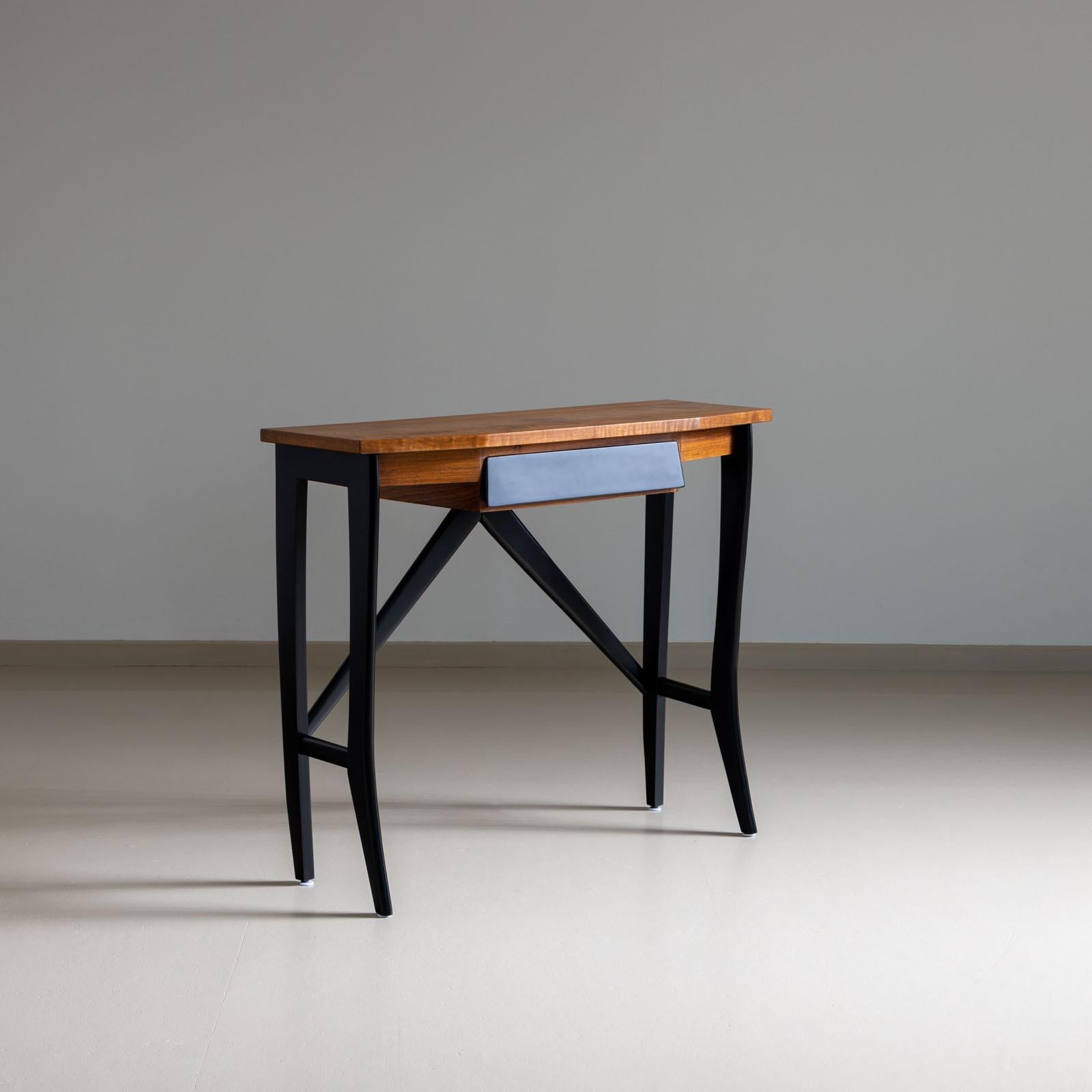 Wood Console Table, Italy, Mid-20th Century For Sale