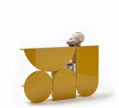 Table console Mogg Shape Console par Uto Balmoral - Laquée brillante RAL 1005