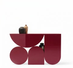 Table console Mogg Shape Console par Uto Balmoral - Laquée brillante RAL 3004