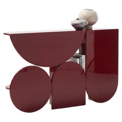 Table console Mogg Shape Console par Uto Balmoral - Laquée brillante RAL 3004