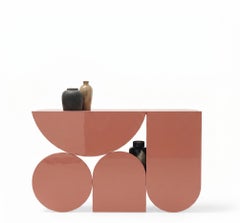 Table console Mogg Shape Console par Uto Balmoral - Laquée brillante RAL 3012