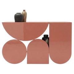 Table console Mogg Shape Console par Uto Balmoral - Laquée brillante RAL 3012