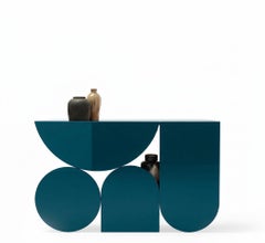 Table console Mogg Shape Console par Uto Balmoral - Laquée brillante RAL 5020