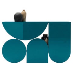 Table console Mogg Shape Console par Uto Balmoral - Laquée brillante RAL 5021