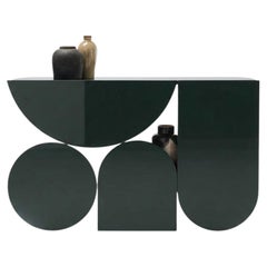 Table console Mogg Shape Console par Uto Balmoral - Laquée brillante RAL 6012